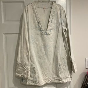 Free People Denim tunic